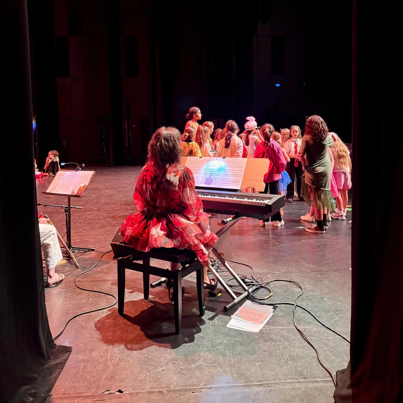 Joëlle au piano
